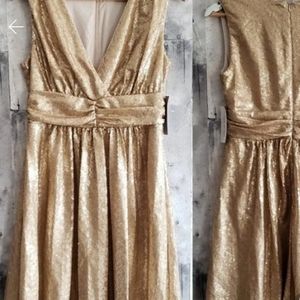 Eva Mendes NY&C Sequined Dress; holiday-perfect